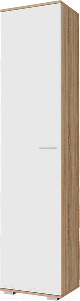 Изображение товара Шкаф-пенал Памир Италия П-500 (дуб сонома/белый глянец)