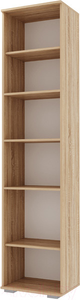 Изображение товара Шкаф-пенал Памир Италия П-500 (дуб сонома/белый глянец)