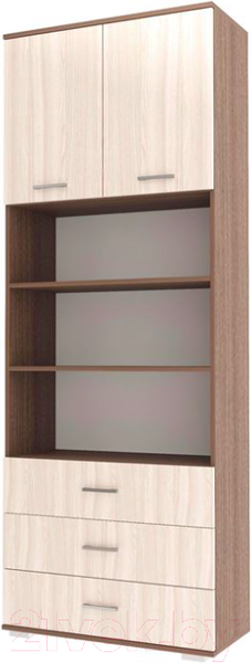 Изображение товара Шкаф Памир Италия ШК3Я-800 (ясень шимо темный/ясень шимо светлый)