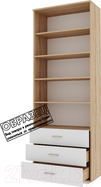 Изображение товара Шкаф Памир Италия ШК3Я-800 (ясень шимо темный/ясень шимо светлый)