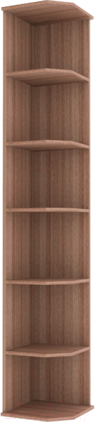 Изображение товара Угловое окончание для шкафа Памир Италия ШТ-370 (ясень шимо темный)