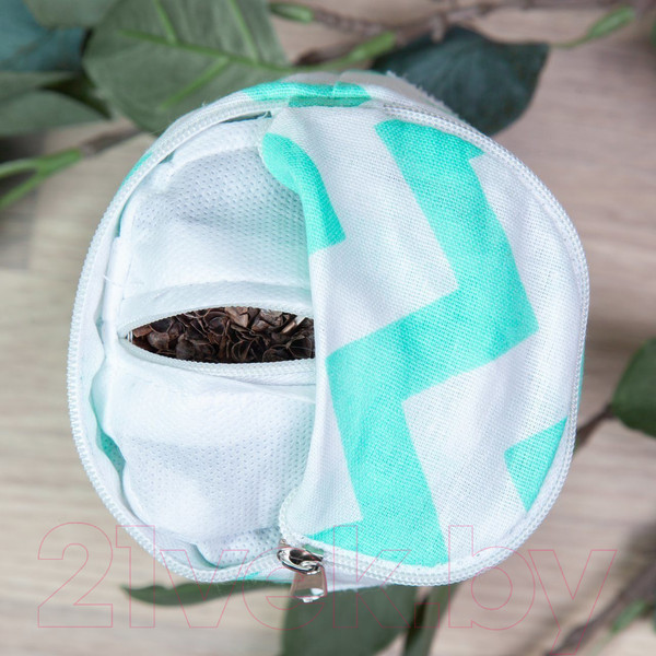 Изображение товара Кокон-гнездышко Amarobaby Nature Anatomy Зигазг / AMARO-40NA-ZM (мята)