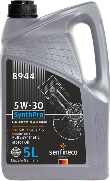 Изображение товара Моторное масло Senfineco SynthPro 5W30 SN GF-5 / 8944 (5л)