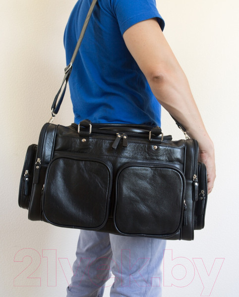 Изображение товара Сумка дорожная Carlo Gattini Classico Bufaloro 4012-01 (черный)