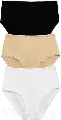 Изображение товара Комплект женских трусов Mark Formelle 412075-3 (р.118, черный)