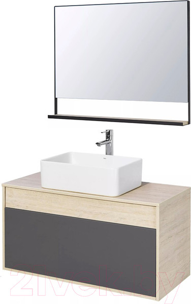 Изображение товара Тумба с умывальником Акватон Лофт Урбан 100 (1A2477K2LQX60)