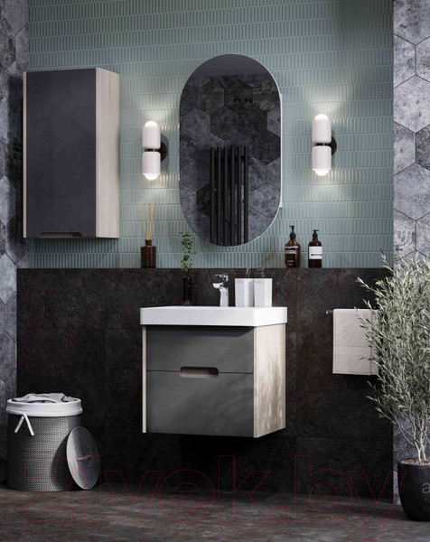 Изображение товара Тумба с умывальником Акватон Оливия 55 (1A2542K0OLUG0)