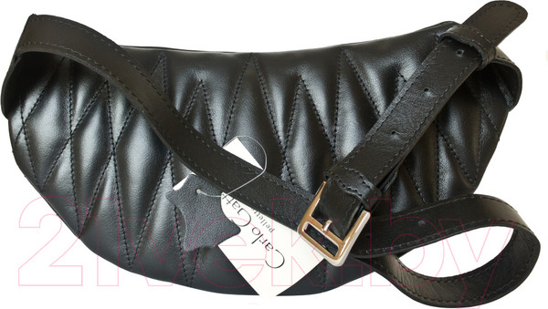 Изображение товара Сумка на пояс Carlo Gattini Classico Molfetta 7008-01 (черный)