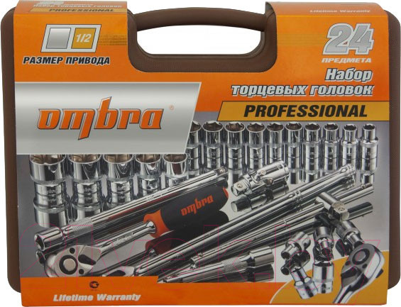 Изображение товара Набор головок слесарных Ombra 911224