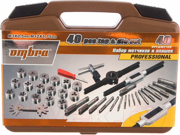 Изображение товара Резьбонарезной набор Ombra OMT40S