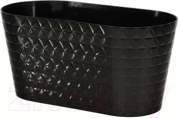Изображение товара Кашпо Formplastic Diament Petit / 3792-015 (черный)