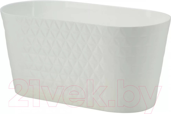 Изображение товара Кашпо Formplastic Diament Petit / 3795-011 (белый)