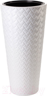 Изображение товара Кашпо Formplastic Makata Slim / 2850-011 (белый)