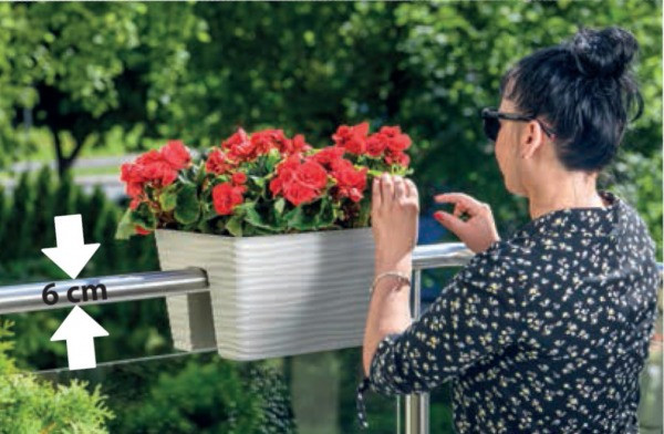 Изображение товара Кашпо Formplastic Sahara / 4450-014 (антрацит)