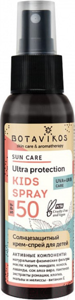 Изображение товара Спрей солнцезащитный Botavikos SPF50 (100мл)