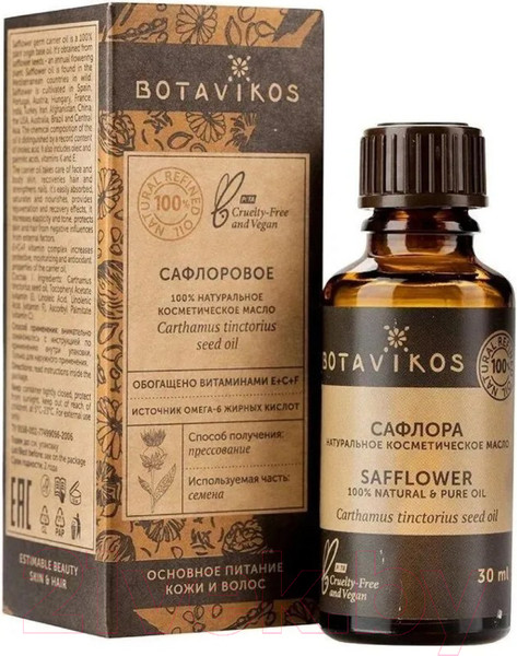 Изображение товара Масло косметическое Botavikos Сафлора 100% (30мл)