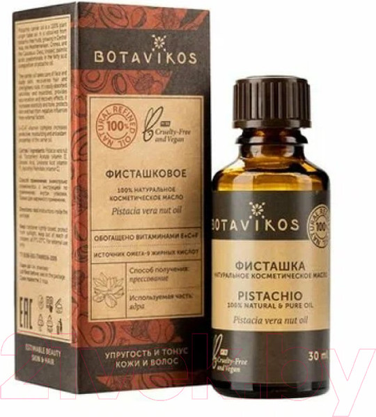 Изображение товара Масло косметическое Botavikos Фисташка 100% (30мл)