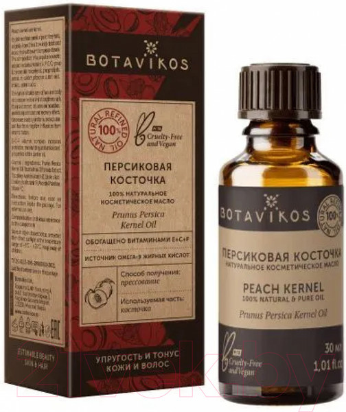 Изображение товара Масло косметическое Botavikos Персика из косточек 100% (50мл)