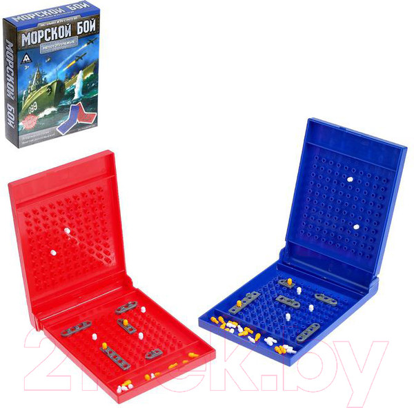 Изображение товара Настольная игра Лас Играс Морской бой 2 раздельных поля / 4365788