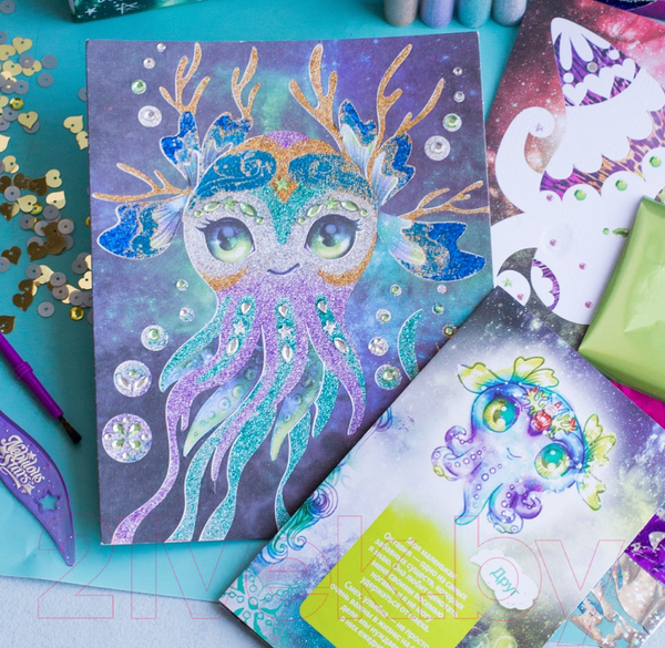 Изображение товара Набор для творчества Nebulous Stars Аппликация. Волшебный блеск / 11011