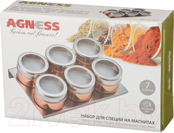 Изображение товара Набор для специй Agness 912-025