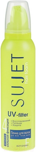 Изображение товара Пенка для укладки волос Sujet Очень сильной фиксации (160мл)