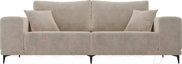 Изображение товара Диван Лига Диванов Льюес 275 / 108593 (велюр, бежевый)