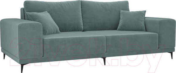 Изображение товара Диван Лига Диванов Льюес 275 / 108594 (велюр, бирюзовый)