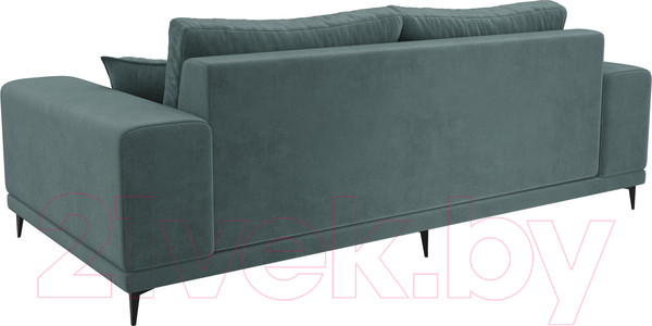 Изображение товара Диван Лига Диванов Льюес 275 / 108594 (велюр, бирюзовый)