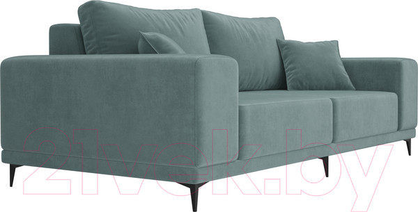 Изображение товара Диван Лига Диванов Льюес 275 / 108594 (велюр, бирюзовый)