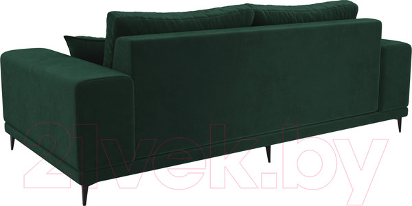 Изображение товара Диван Лига Диванов Льюес 275 / 108595 (велюр, зеленый)