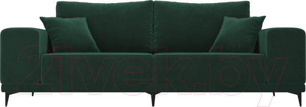 Изображение товара Диван Лига Диванов Льюес 275 / 108595 (велюр, зеленый)