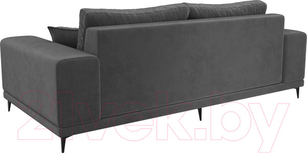 Изображение товара Диван Лига Диванов Льюес 275 / 108597 (велюр, серый)