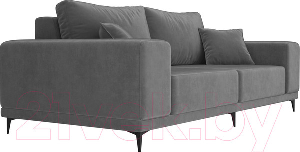 Изображение товара Диван Лига Диванов Льюес 275 / 108597 (велюр, серый)