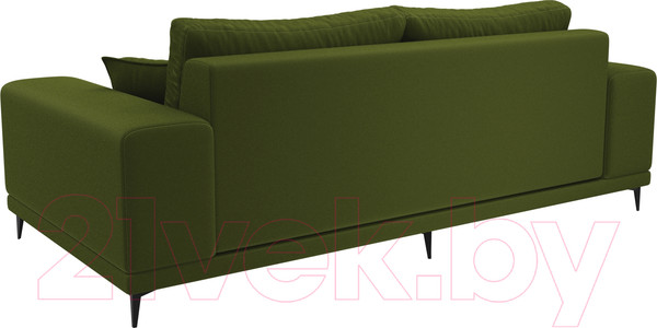 Изображение товара Диван Лига Диванов Льюес 275 / 108603 (микровельвет, зеленый)