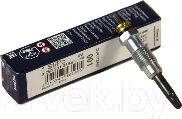 Изображение товара Свеча накаливания для авто Bosch 0250201039