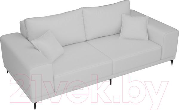 Изображение товара Диван Лига Диванов Льюес 275 / 108613 (экокожа, белый)