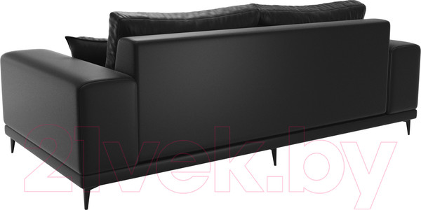 Изображение товара Диван Лига Диванов Льюес 275 / 108615 (экокожа, черный)