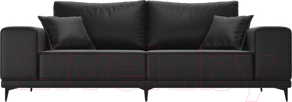 Изображение товара Диван Лига Диванов Льюес 275 / 108615 (экокожа, черный)