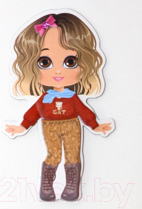 Изображение товара Развивающий игровой набор Десятое королевство Магнитные истории. Одевашки Ксюша / 04094