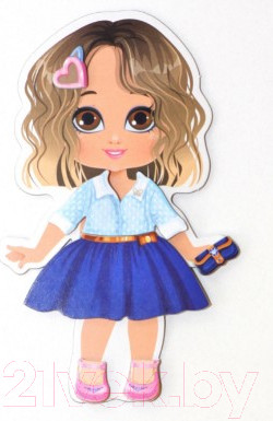 Изображение товара Развивающий игровой набор Десятое королевство Магнитные истории. Одевашки Ксюша / 04094