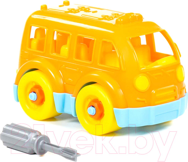 Изображение товара Игрушка-конструктор Полесье Автобус / 78995 (15эл)