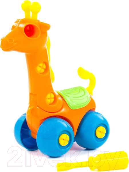 Изображение товара Игрушка-конструктор Полесье Жираф / 83531 (22эл)