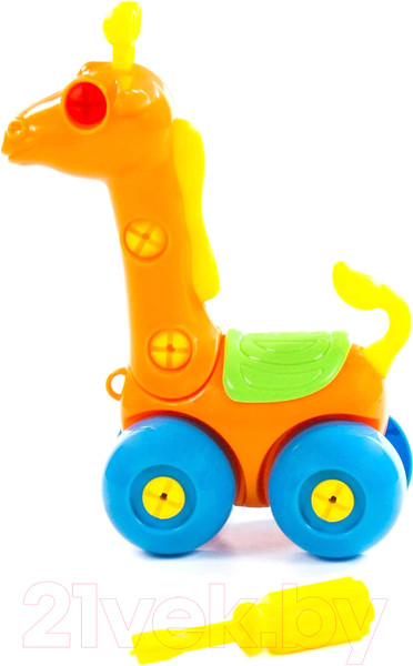 Изображение товара Игрушка-конструктор Полесье Жираф / 83531 (22эл)