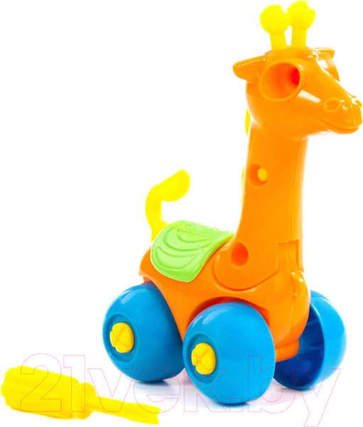 Изображение товара Игрушка-конструктор Полесье Жираф / 83531 (22эл)