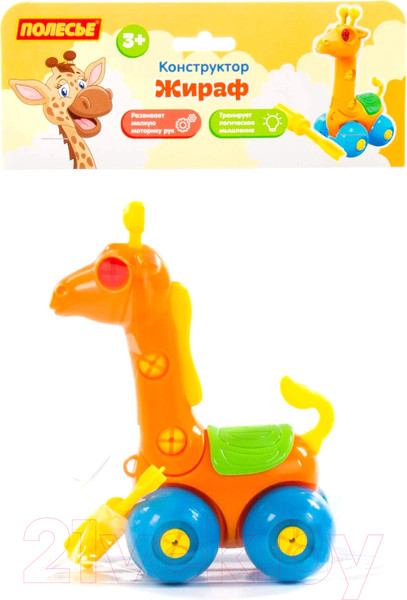 Изображение товара Игрушка-конструктор Полесье Жираф / 83531 (22эл)