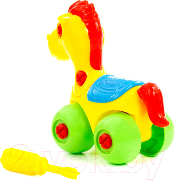 Изображение товара Игрушка-конструктор Полесье Лошадка / 83548 (22эл)