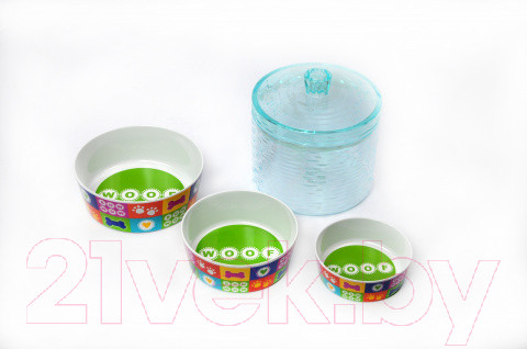 Изображение товара Миска для животных Tarhong Color Block / PTD3060PBWF