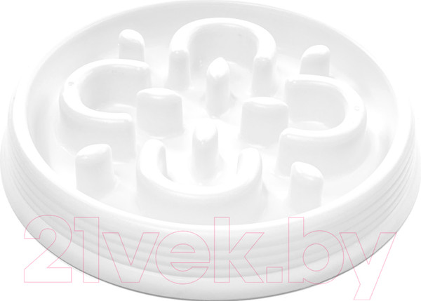 Изображение товара Миска для животных Tarhong Slow Chow / PFWBL1070MFW (белый)