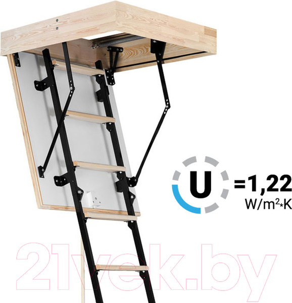 Изображение товара Чердачная лестница Oman Termo Mini 100x70x265